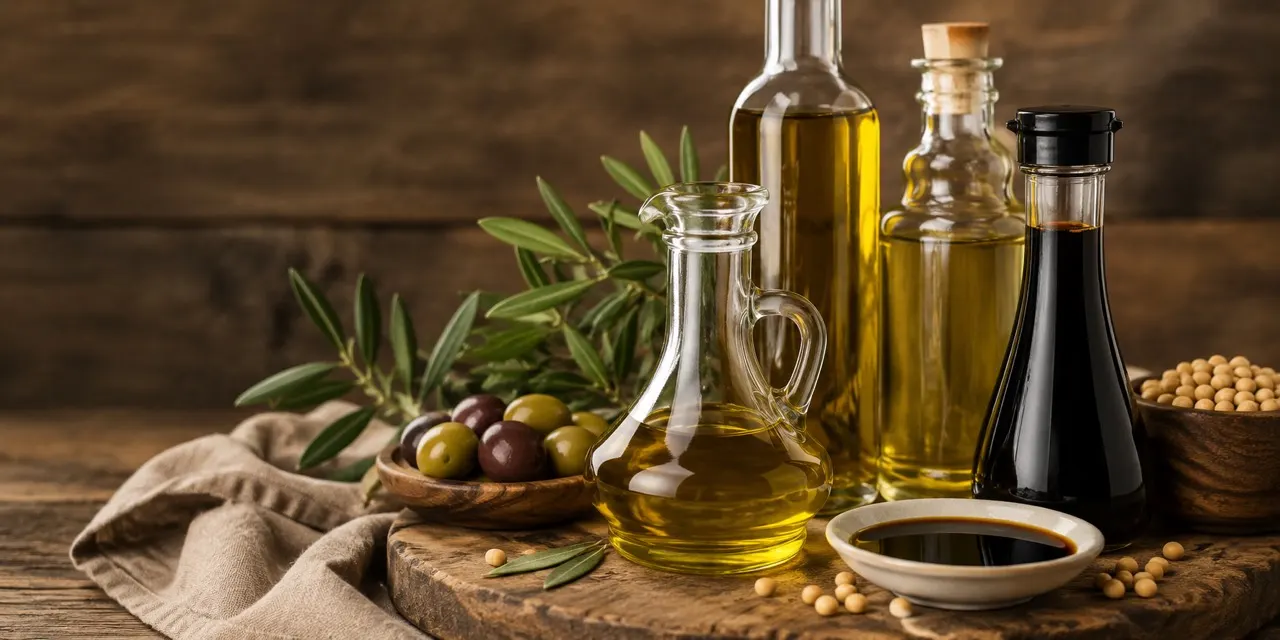 Aceites y salsas de soja