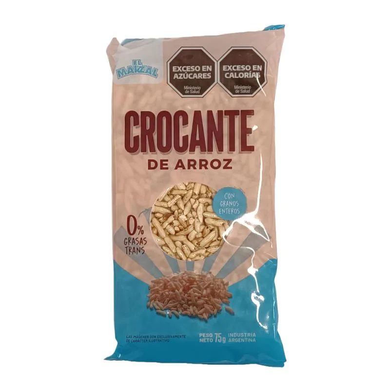 Crocante de arroz 0% grasas trans