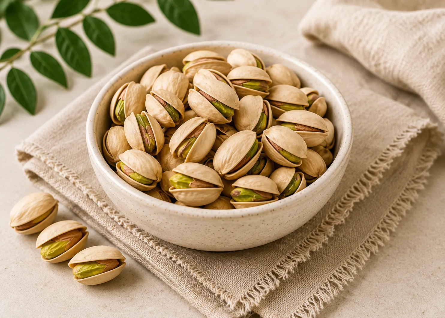 Pistachos con cáscara salados