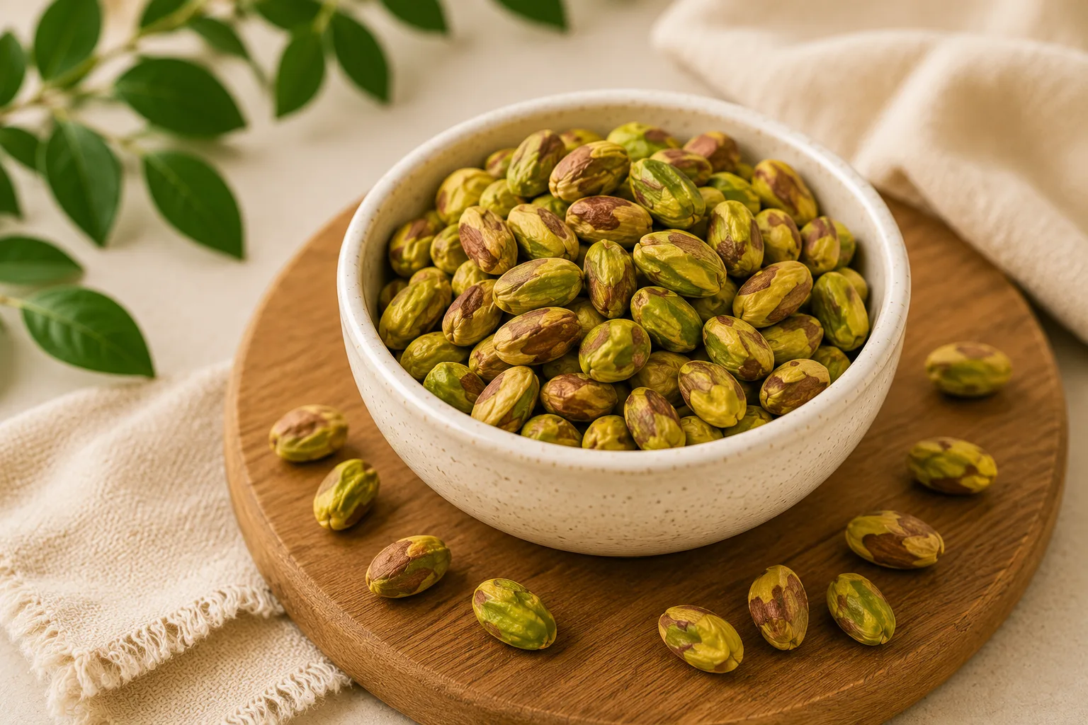 Pistachos pelados