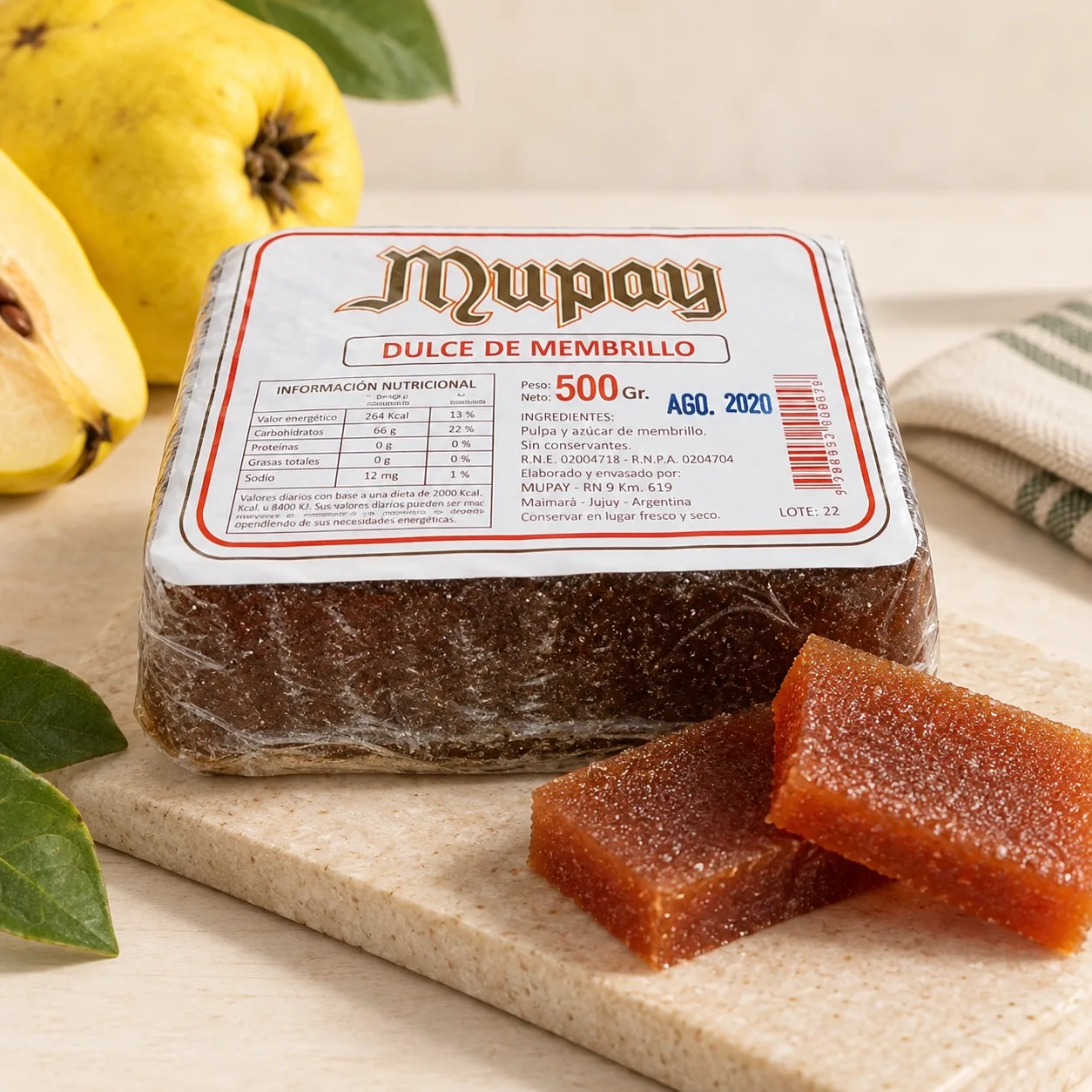 Dulce de membrillo artesanal 500g