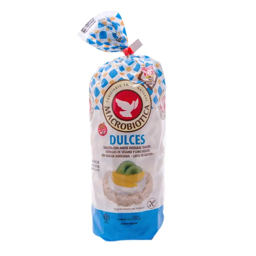 Galletitas de arroz dulces