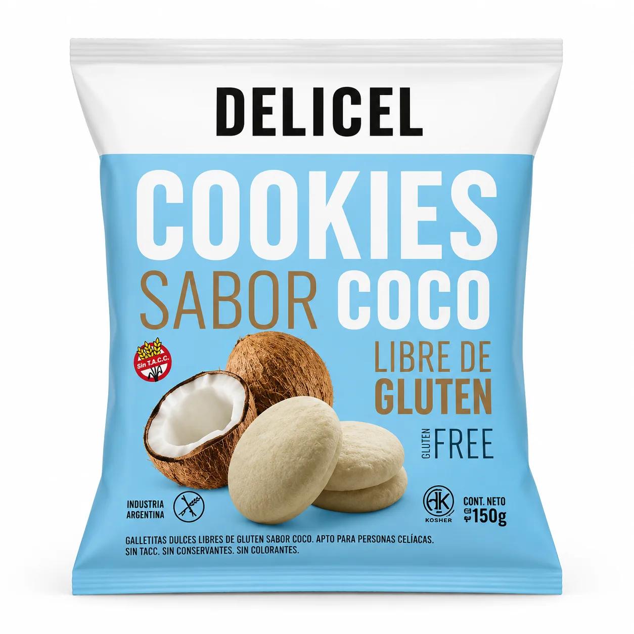 Cookies de coco Delicel