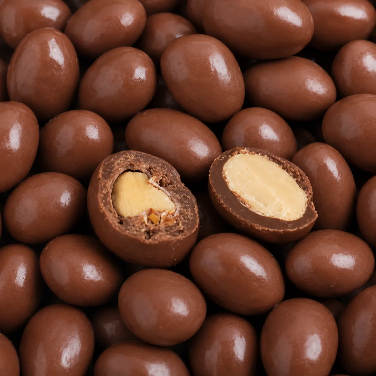 Maní con chocolate