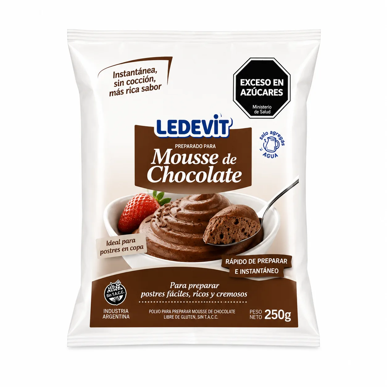 Mousse de chocolate Ledevit