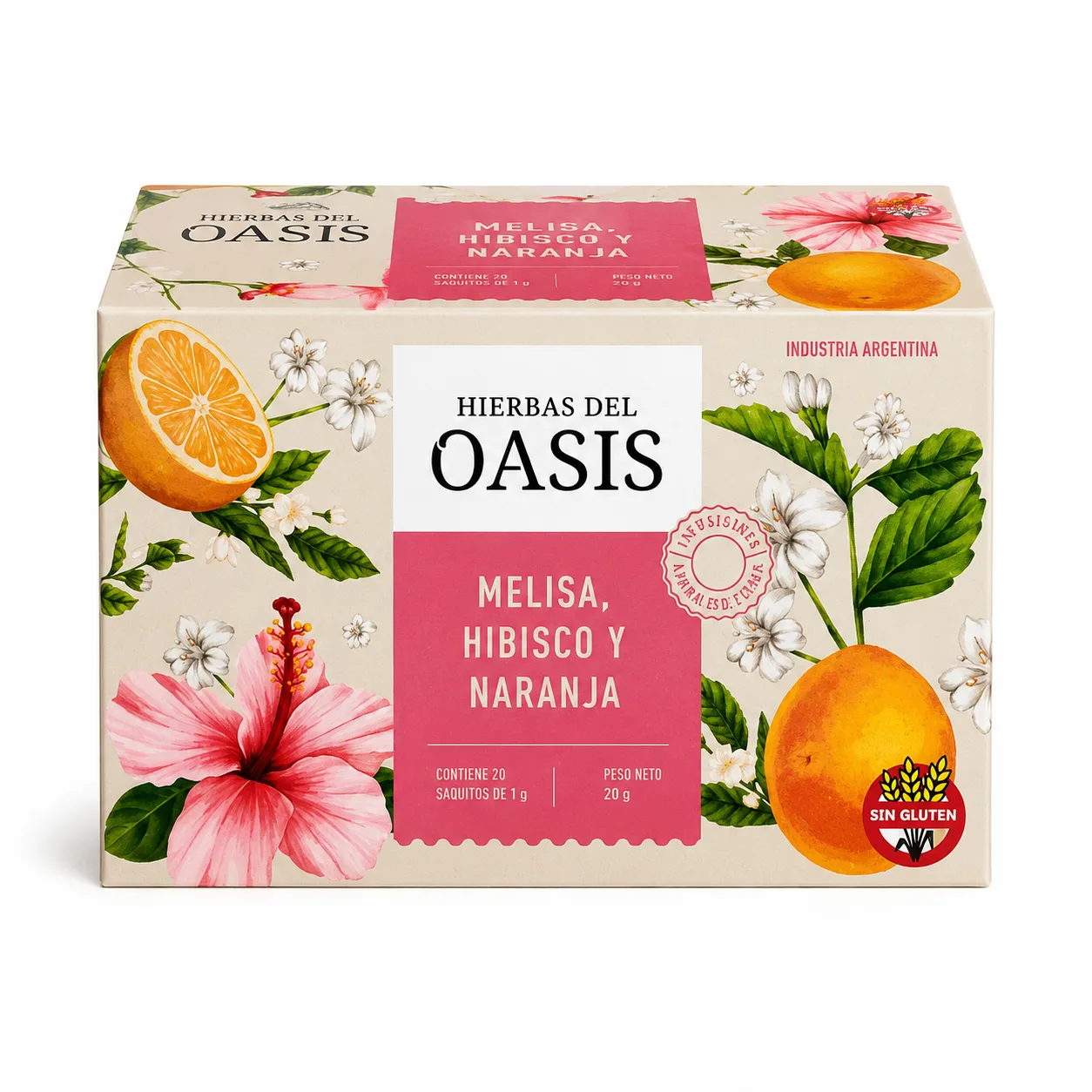 Té Oasis Melisa, Hibisco y Naranja