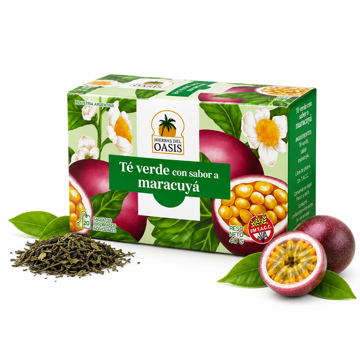Té verde con maracuyá