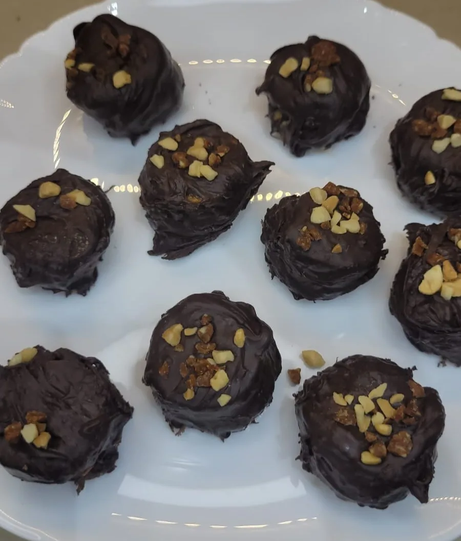 Bocaditos de banana con chocolate